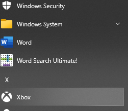 Word webapp instance 1 no longer appears in startmenu.PNG