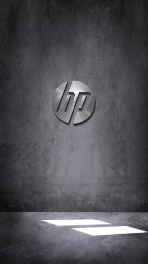 HP retro Metal logo-Grunge concrete wall.jpg