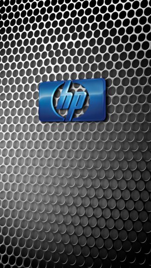 HP blue metal retro Logo on metal Mesh.jpg