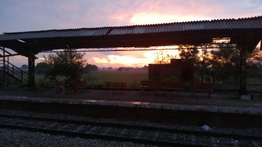 Sunset Train Station India.jpg