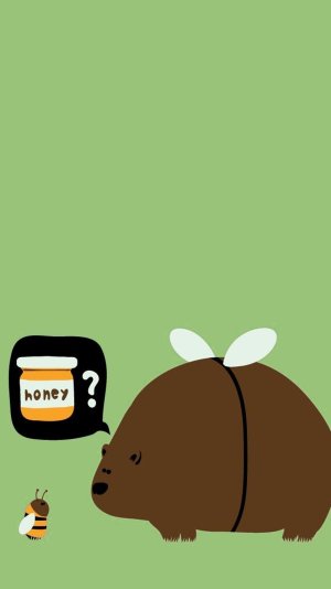 Cute-Bear-Honey-Bee-iphone-6-wallpaper-ilikewallpaper_com.jpg