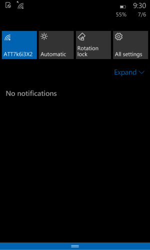 Windows 10 Mobile Action Center.png