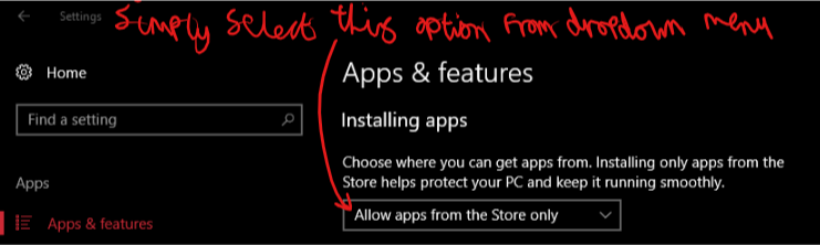Restricting App Installation to Just the Store.png